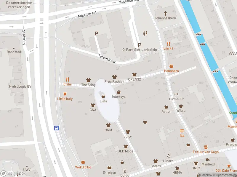 Brandweer met gepaste spoed naar de Sint Jorisplein in Amersfoort vanwege een liftopsluiting