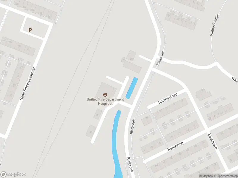 Brandweer met normale urgentie naar de Rietbroek in Hoogvliet Rotterdam