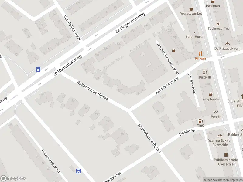 Ambulance met grote spoed naar de Rotterdamse Rijweg in Rotterdam