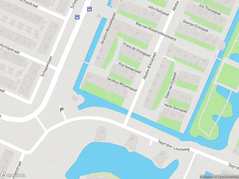 Ambulance met grote spoed naar de Jacobus Willemspad in Amsterdam