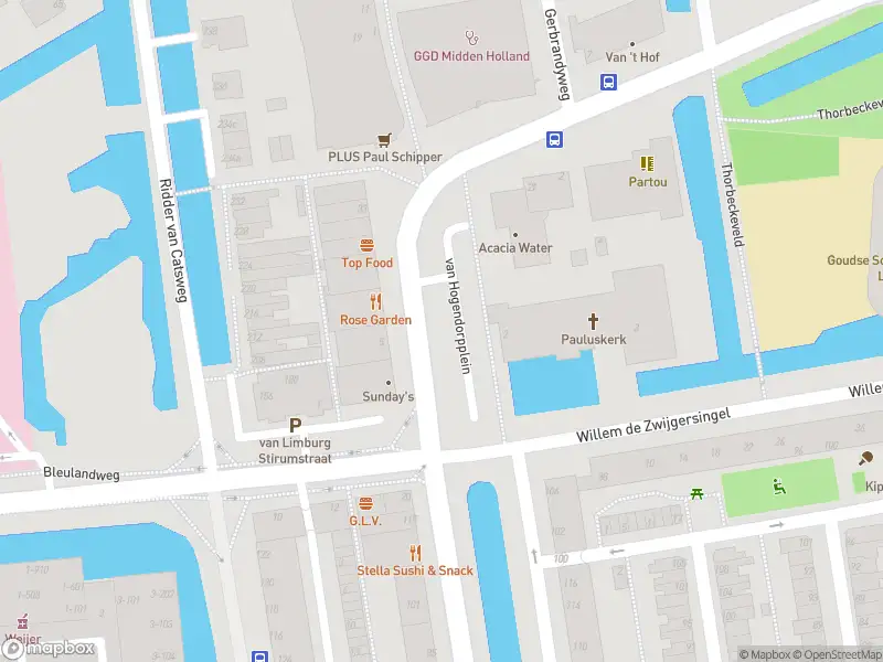 Ambulance met gepaste spoed naar de Van Hogendorpplein in Gouda