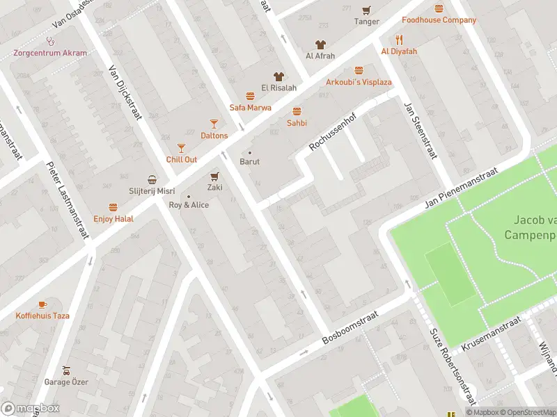 Ambulance met gepaste spoed naar de Rochussenhof in 's-Gravenhage