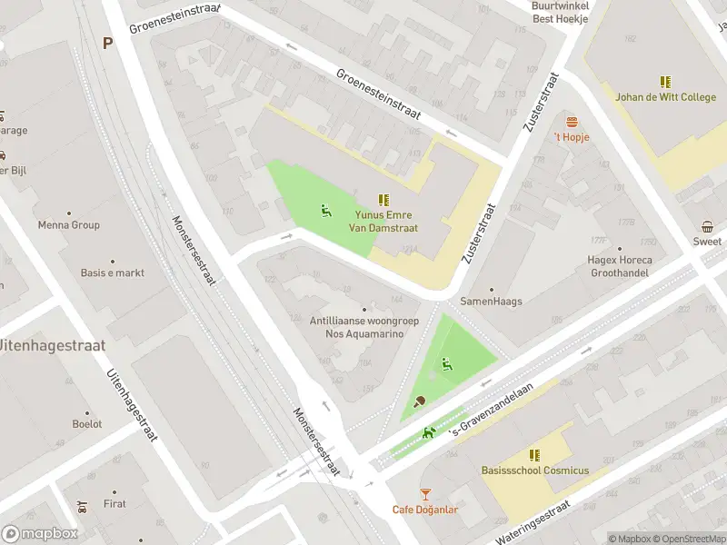 Ambulance met gepaste spoed naar de Van Damstraat in 's-Gravenhage