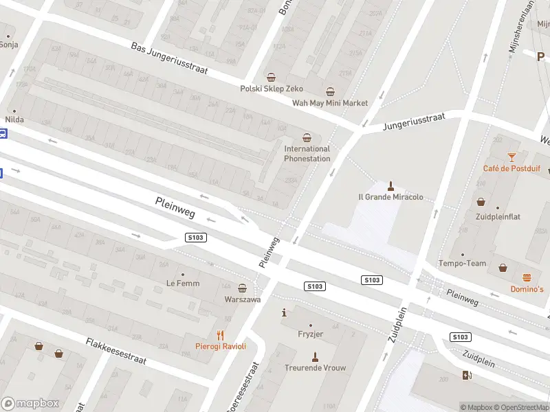 Ambulance met gepaste spoed naar de Pleinweg in Rotterdam