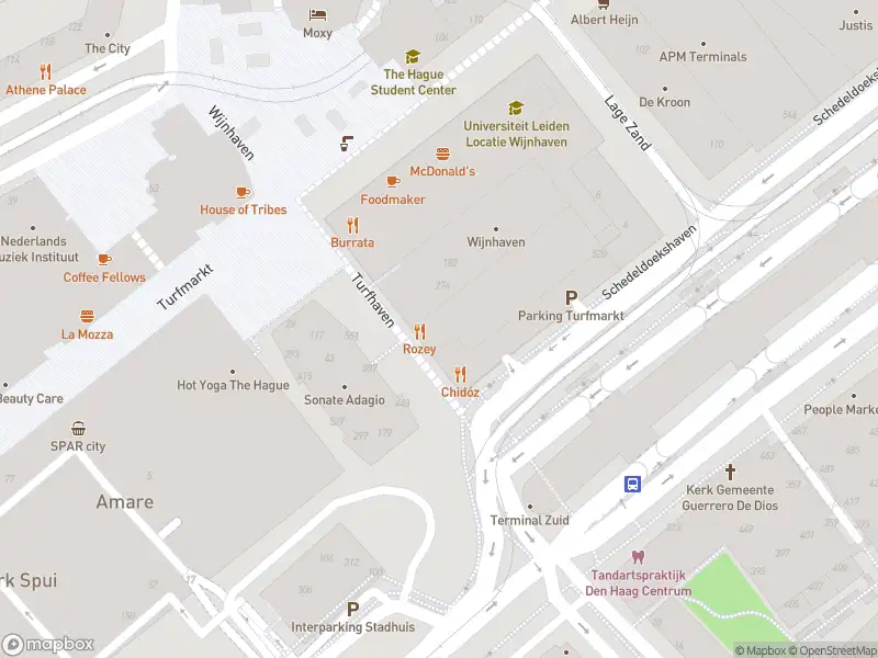 Brandweer met gepaste spoed naar de Turfhaven in 's-Gravenhage