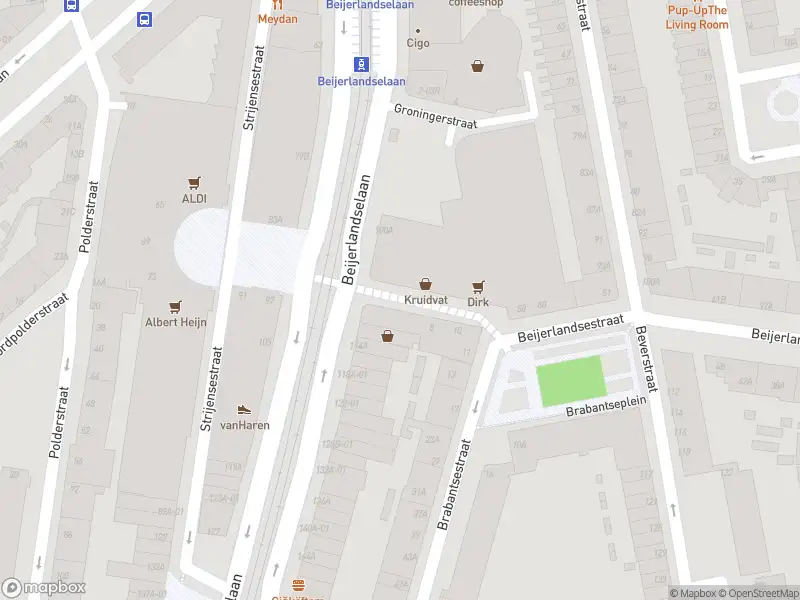 Brandweer met grote spoed naar de Beijerlandse Passage in Rotterdam