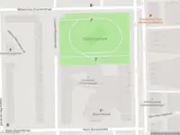 Brandweer met gepaste spoed naar de Staalmanpark in Amsterdam