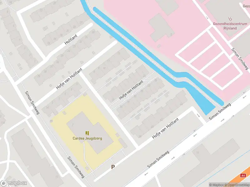 Ambulance met grote spoed naar de Hofje van Holtlant in Leiderdorp