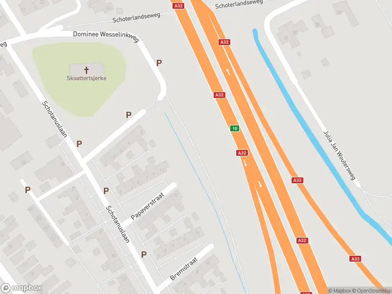 Brandweer met grote spoed naar de Ampèrelaan in Oudeschoot vanwege gebouwbrand