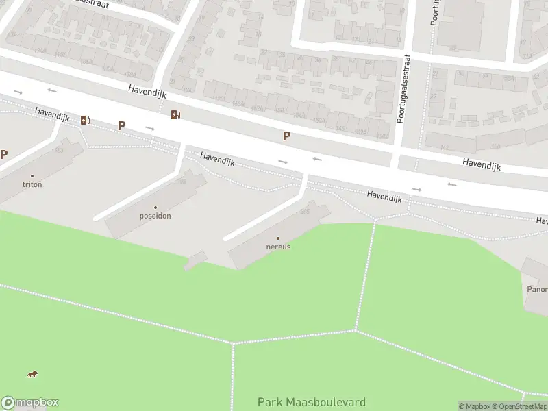 Ambulance met grote spoed naar de Havendijk in Schiedam