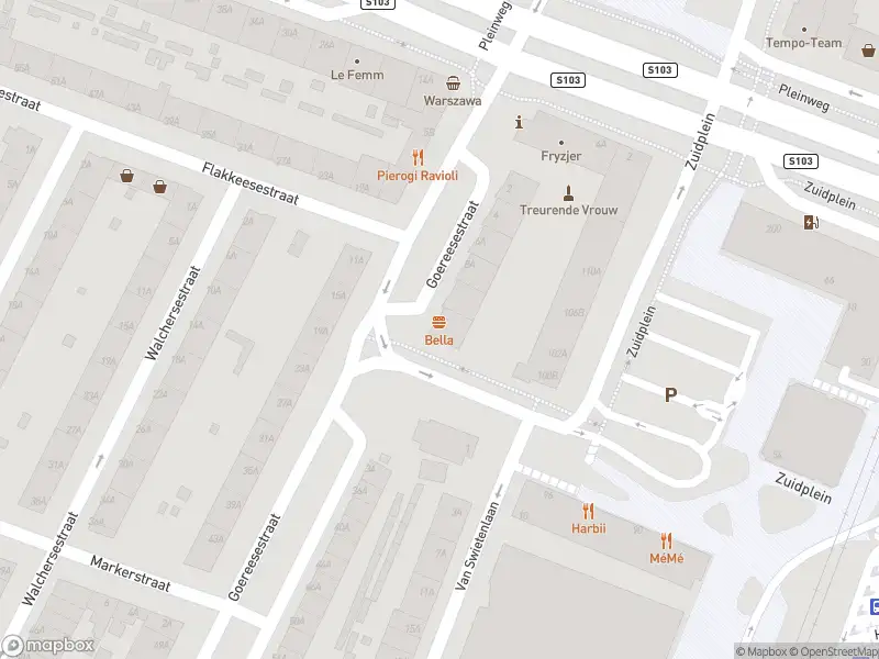 Ambulance met grote spoed naar de Goereesestraat in Rotterdam