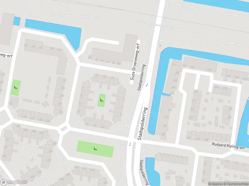 Ambulance met grote spoed naar de Suze Groeneweg-erf in Dordrecht