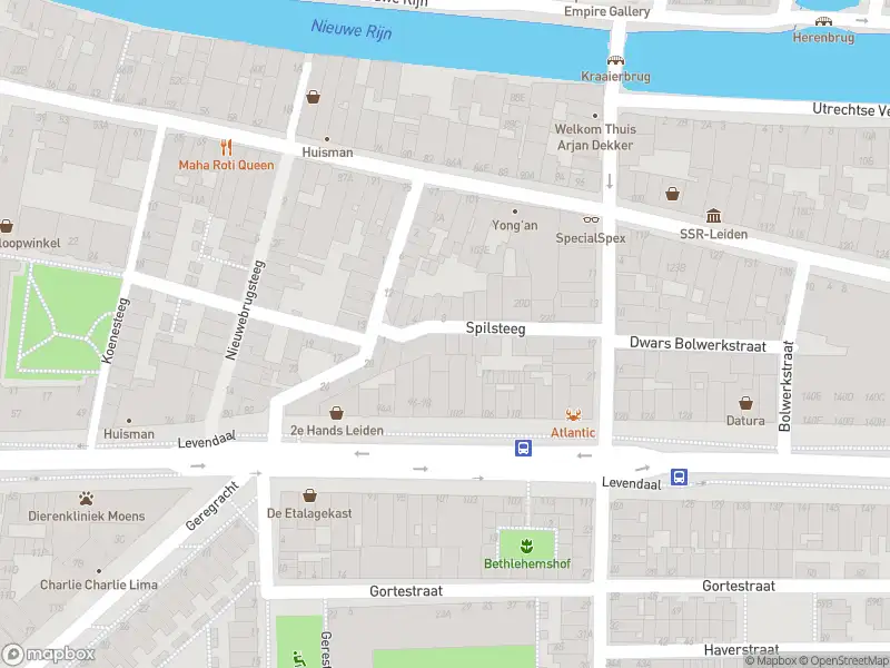 Ambulance met gepaste spoed naar de Spilsteeg in Leiden