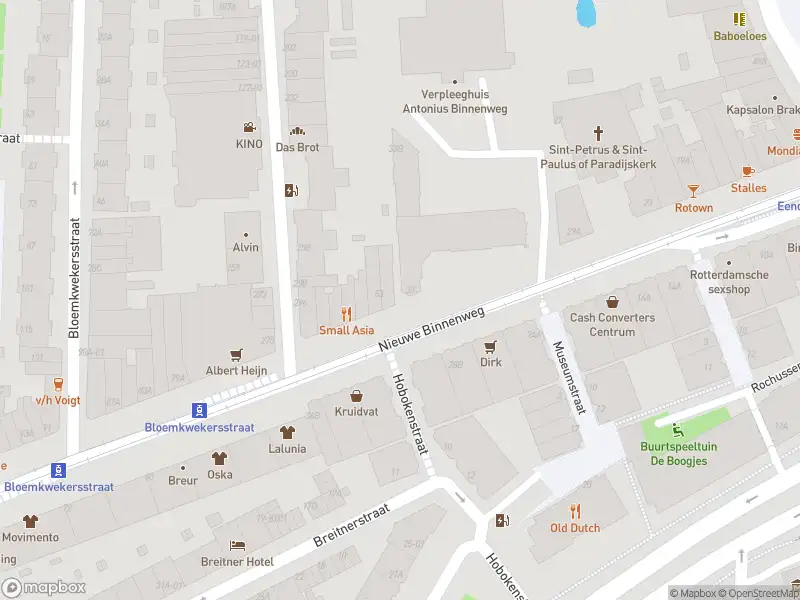 Besteld ambulance vervoer naar de Nieuwe Binnenweg in Rotterdam