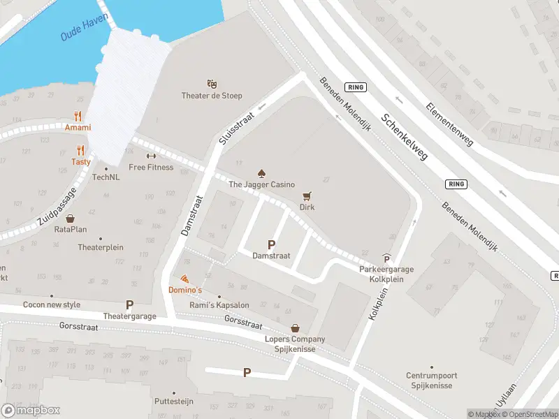 Ambulance met grote spoed naar de Damstraat in Spijkenisse