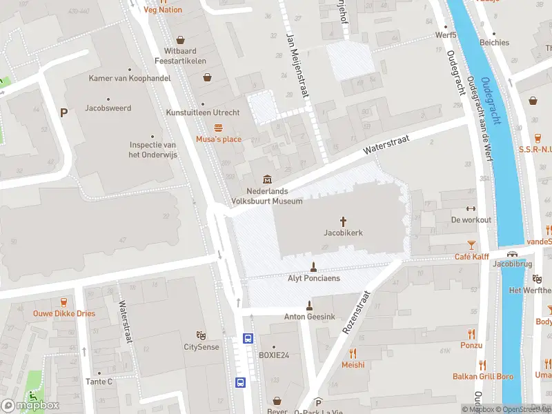 Brandweer met gepaste spoed naar de Waterstraat in Utrecht