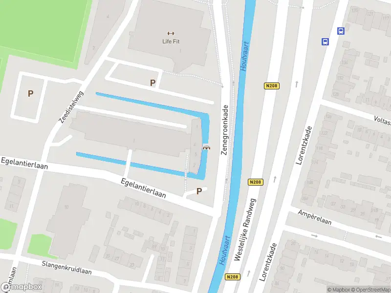 Ambulance met gepaste spoed naar de Zenegroenkade in Haarlem