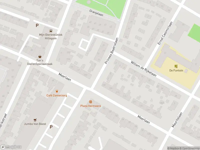 Brandweer met grote spoed naar de Prinses Beatrixlaan in Hillegom