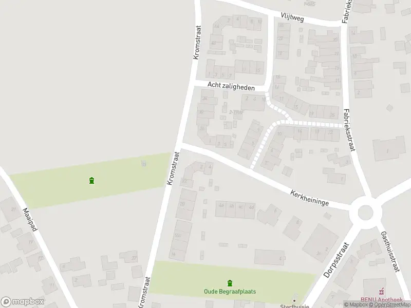 Brandweer met grote spoed naar de Kerkheininge in Halsteren vanwege gebouwbrand