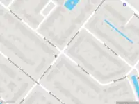 Ambulance met grote spoed naar de Borchsatelaan in Rotterdam