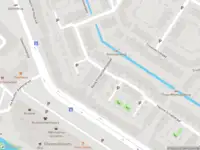 Ambulance met grote spoed naar de Reina Prinsen Geerligspad in Leiden