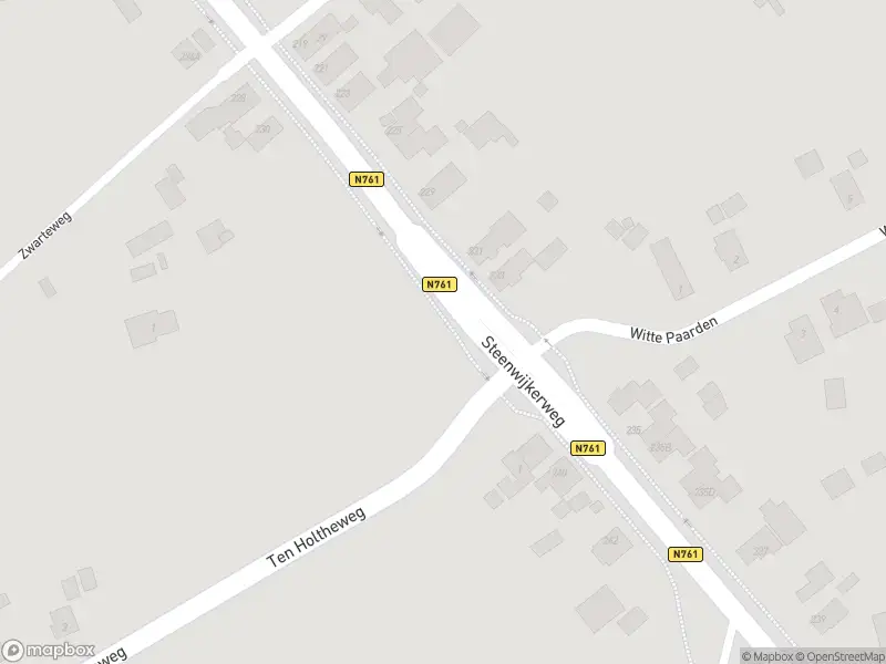 Brandweer met normale urgentie naar de Steenwijkerweg in Witte Paarden