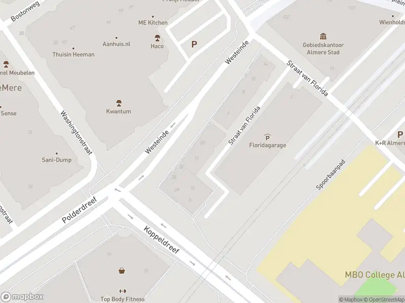 Politie naar de Westeinde in Almere vanwege aanrijding met letsel