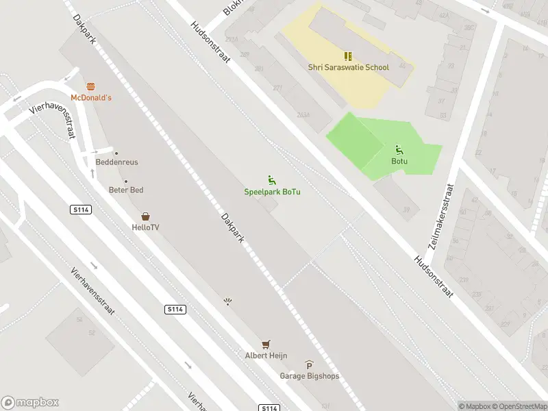 Ambulance met gepaste spoed naar de Vierhavensstraat in Rotterdam