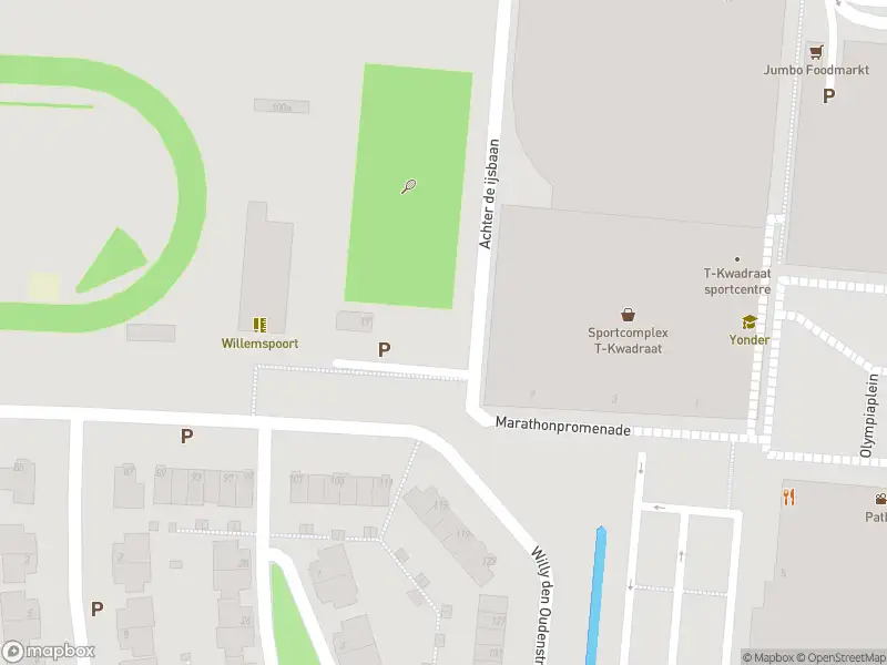 Overlastmelding Achter de ijsbaan in Tilburg