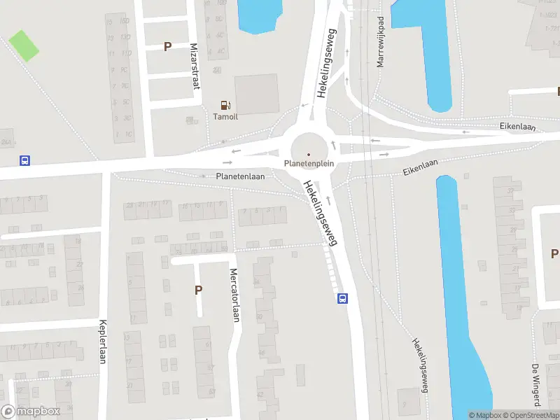 Ambulance met gepaste spoed naar de Planetenplein in Spijkenisse