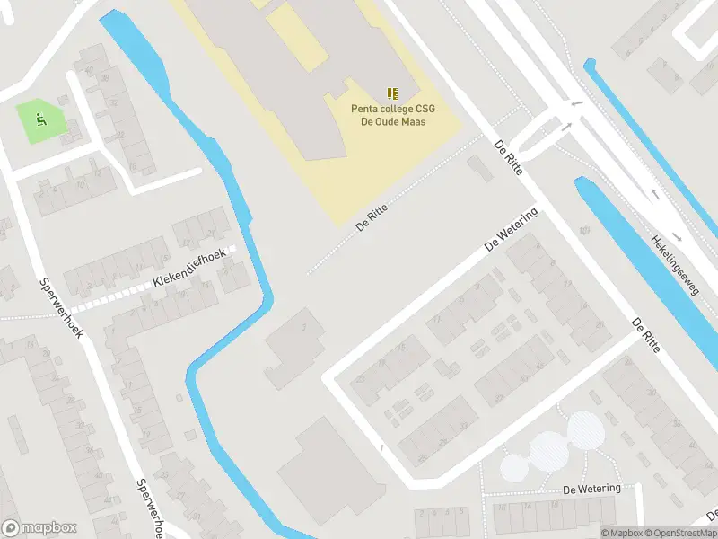 Politie naar de De Ritte in Spijkenisse vanwege dier(en) in nood