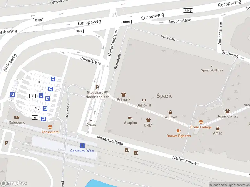 Besteld ambulance vervoer naar de Eerste Stationsstraat in Zoetermeer