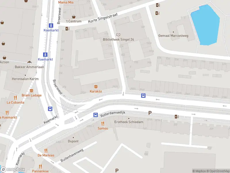 Ambulance met grote spoed naar de Rotterdamsedijk in Schiedam