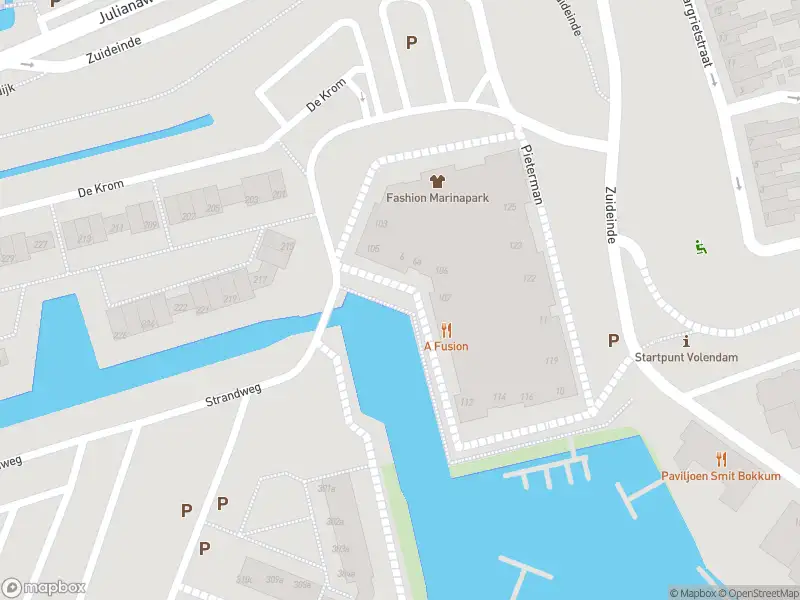 Ambulance naar de Pieterman in Volendam