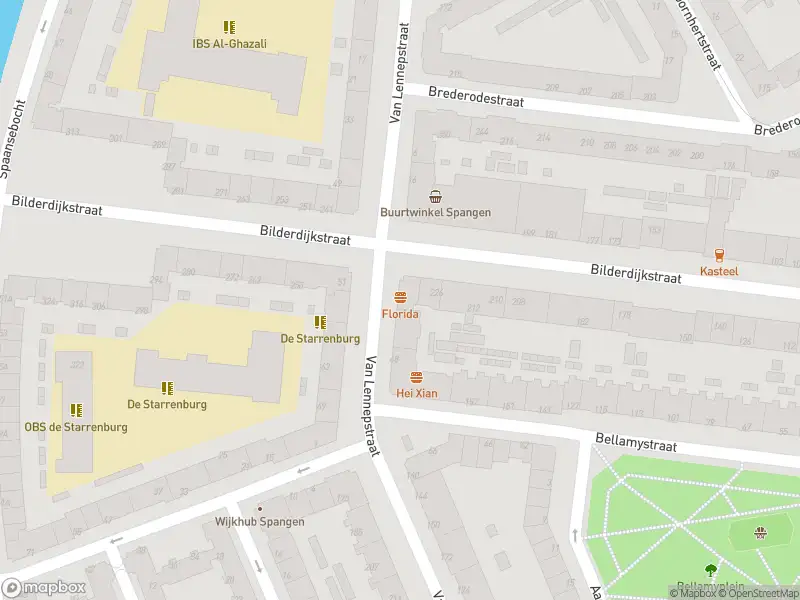 Ambulance met grote spoed naar de Van Lennepstraat in Rotterdam