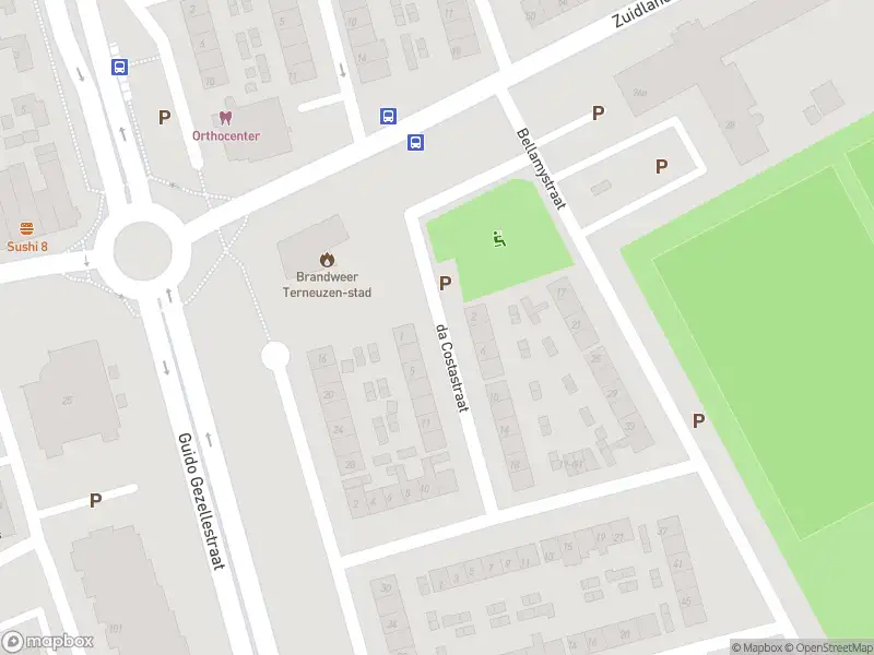 Brandweer met gepaste spoed naar de da Costastraat in Terneuzen