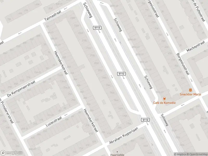 Ambulance met grote spoed naar de Schieweg in Rotterdam