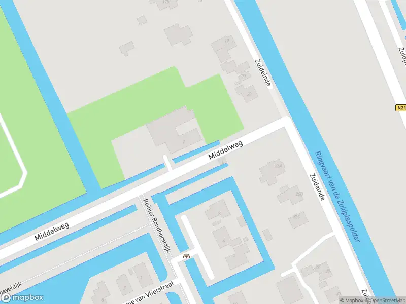 Politie met grote spoed naar de Middelweg in Zevenhuizen vanwege ongeval met letsel