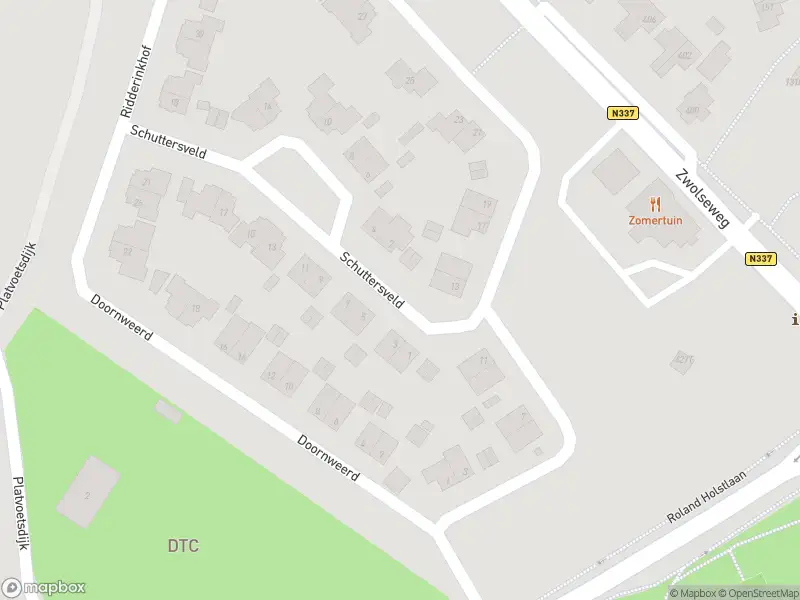 Brandweer met gepaste spoed naar de Schuttersveld in Deventer