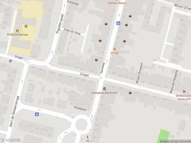 Overlastmelding Singel in Dordrecht