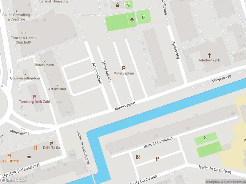 Ambulance met gepaste spoed naar de Minervaweg in Delft