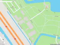 Ambulance met grote spoed naar de Botenpad in Delft