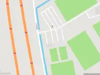 Ambulance met gepaste spoed naar de Trimpad in Schiedam