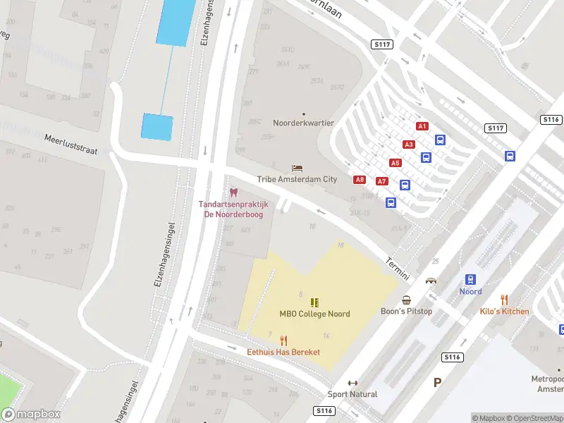 Ambulance naar de Termini in Amsterdam