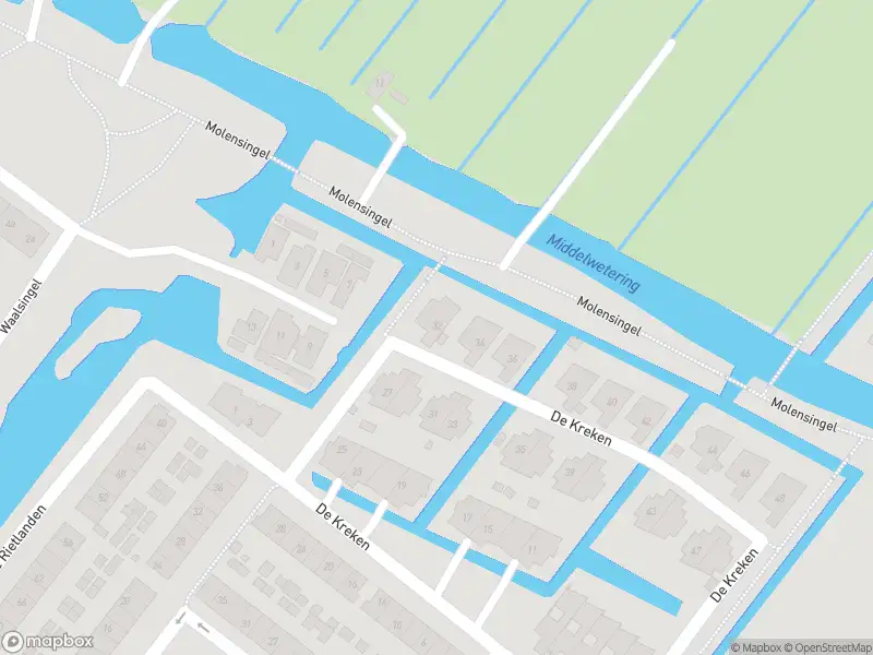 Ambulance met grote spoed naar de De Kreken in Alblasserdam