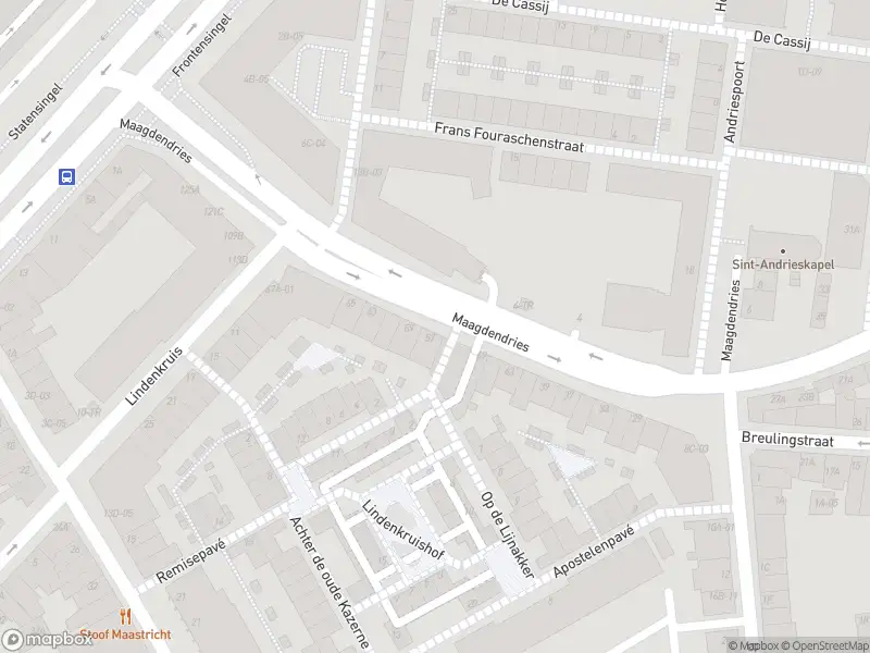 Brandweer met grote spoed naar de Maagdendries in Maastricht vanwege gebouwbrand