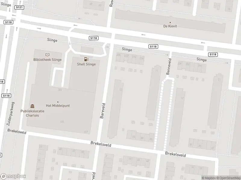 Politie naar de Bareveld in Rotterdam