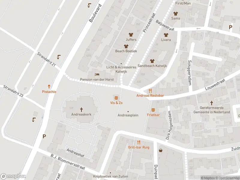 Ambulance met grote spoed naar de Andreasplein in Katwijk