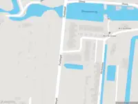 Ambulance met gepaste spoed naar de Spoorhaven in Boskoop