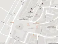 Ambulance met grote spoed naar de Andreasplein in Katwijk